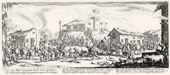 Szene aus dem Dreißigjährigen Krieg